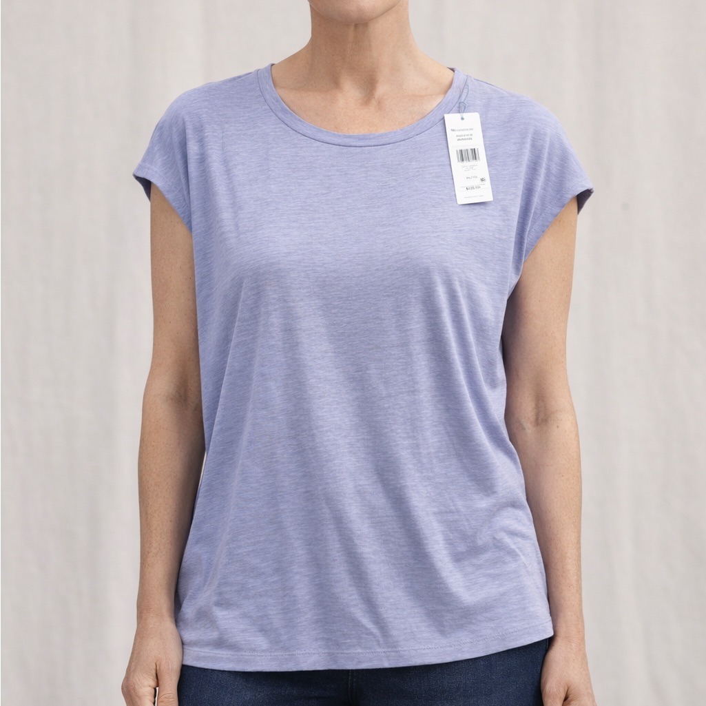 $128 Eileen Fisher Plume Linen Jersey Sleeveless Boxy Top Xl Nwt